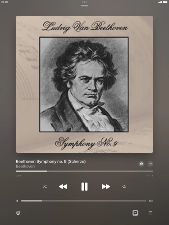 Press arrow right to go to the next audio file.