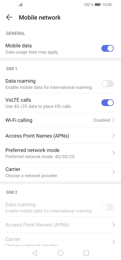 Press Wi-Fi calling.