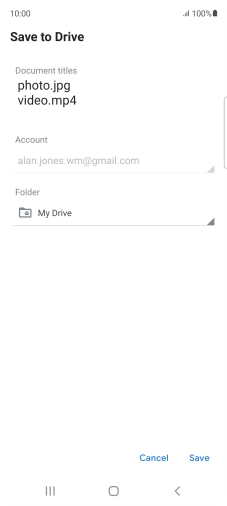 Press the field below 