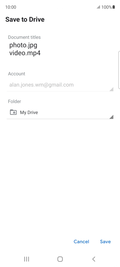 Press the field below 