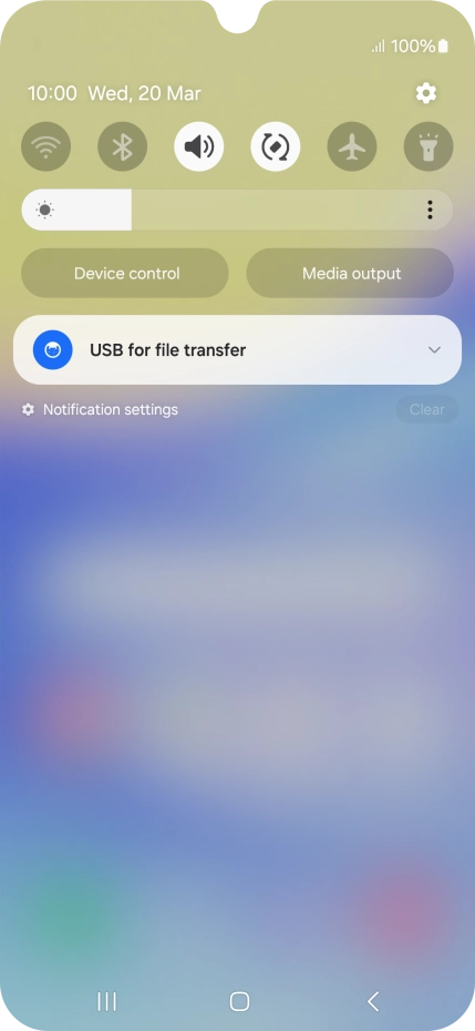 Press the drop down list.