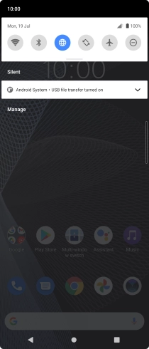 Press Android system.