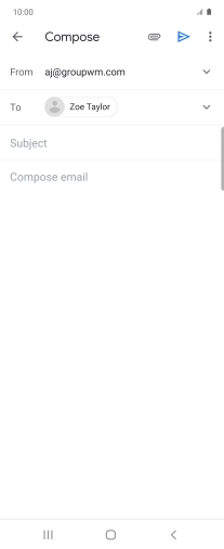 Press Subject and key in the required subject.