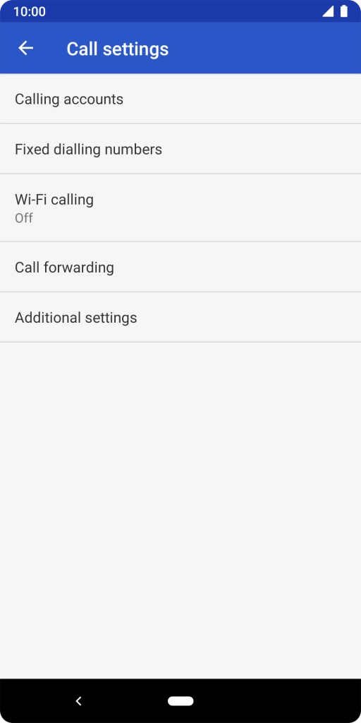 Press Fixed dialling numbers.