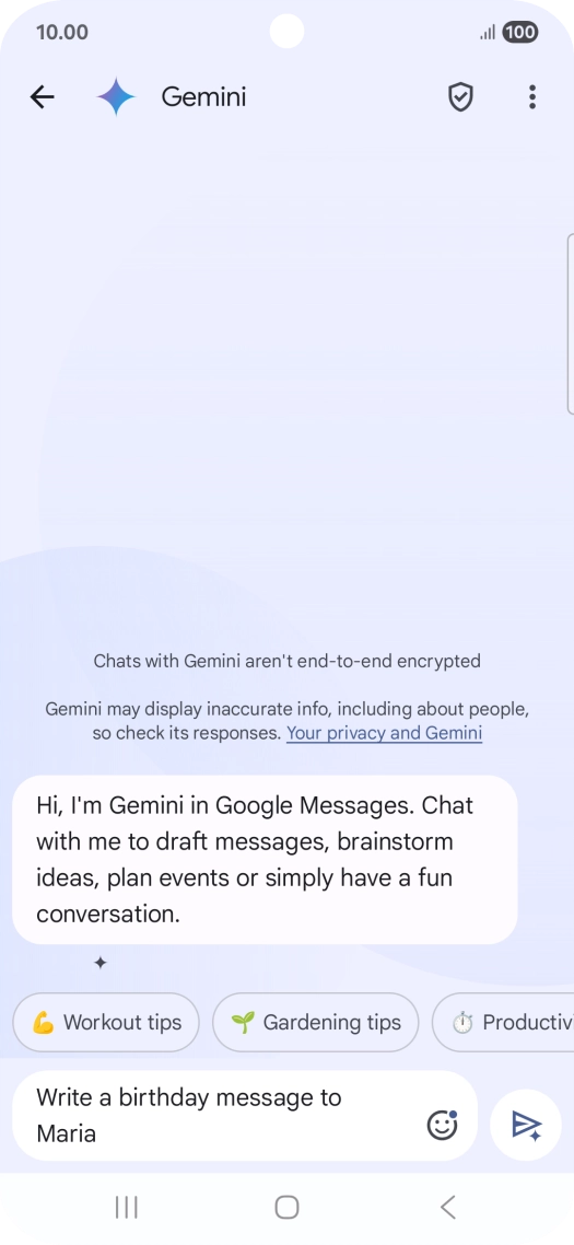 Write or say in your own words which topic you would like to use.