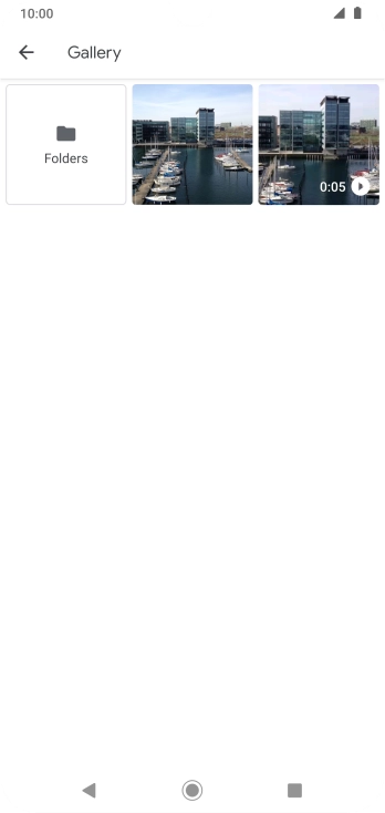 Press Folders and go to the required folder.