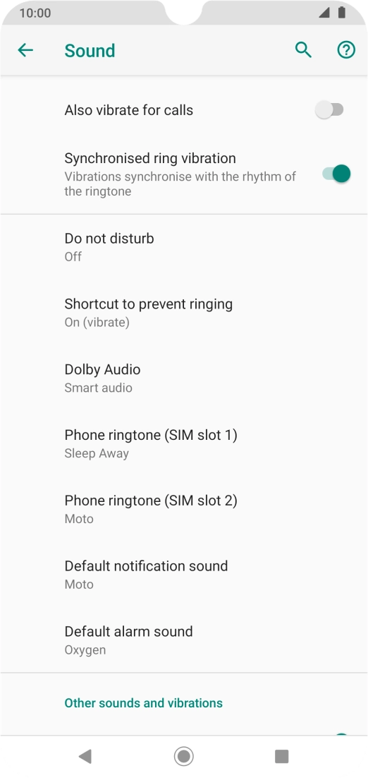 Press the Home key to return to the home screen.