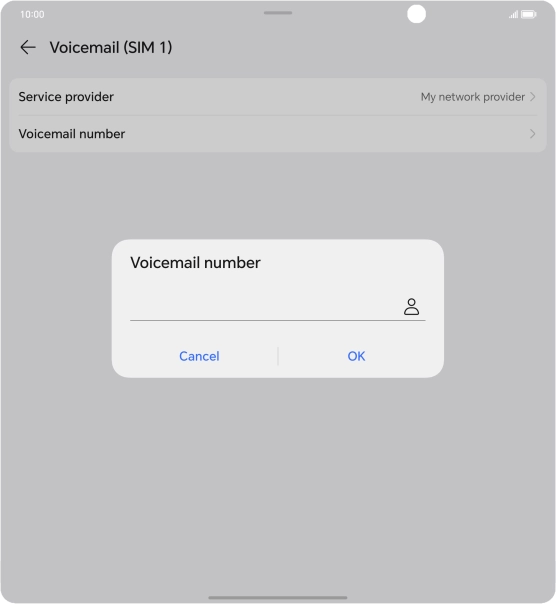 Key in +447953222222 and press OK.