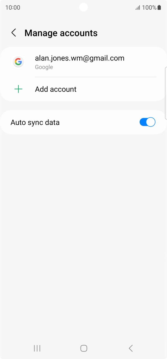 Press the Home key to return to the home screen.