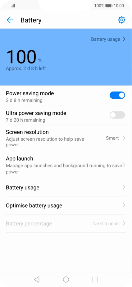 Press the Home key to return to the home screen.