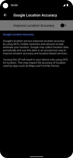 If you press the indicator next to 