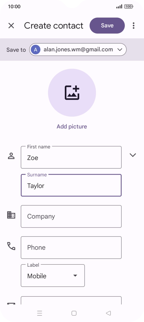 Press Phone and key in the required phone number.