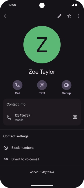 Slide your finger upwards starting from the bottom of the screen to return to the home screen.