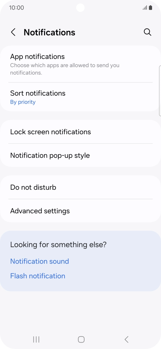 Press App notifications.