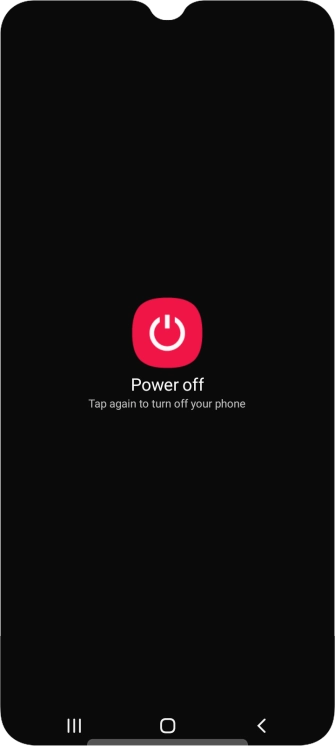 Press Power off.