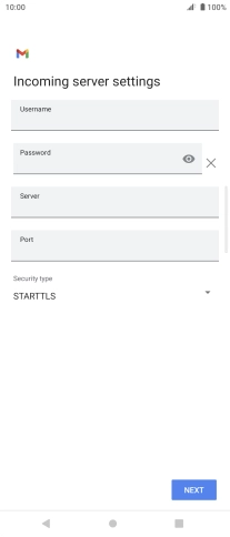 Press the field below 
