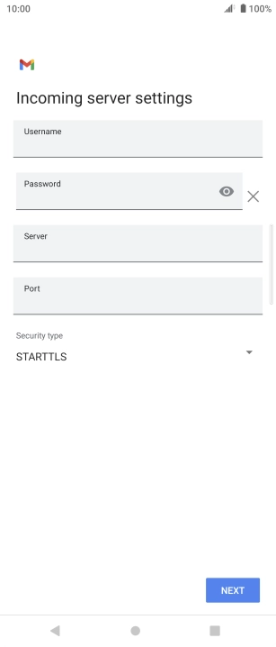 Press the field below 