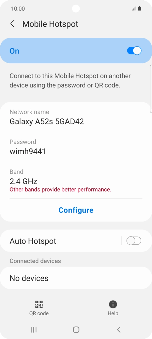 Press the Home key to return to the home screen.