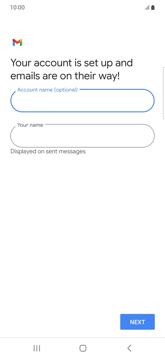 Press the field below 