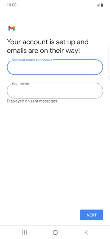 Press the field below 