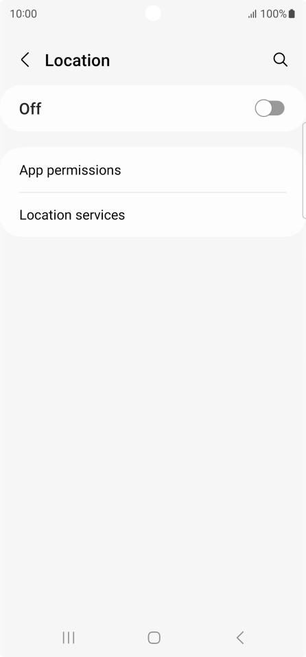 Press the indicator to turn the function on or off.