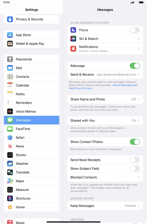 Slide your finger upwards starting from the bottom of the screen to return to the home screen.