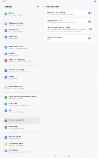 Press the Home key to return to the home screen.