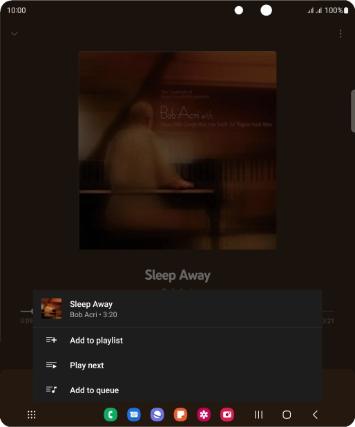 Press Add to playlist.