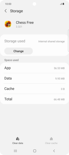 Press the Home key to return to the home screen.