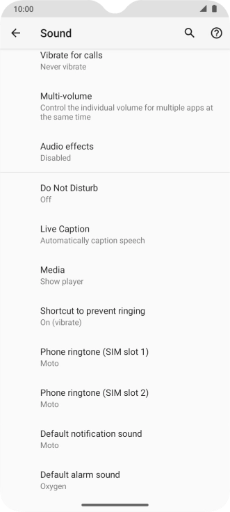 Press Phone ringtone.