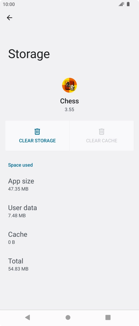 Press the Home key to return to the home screen.