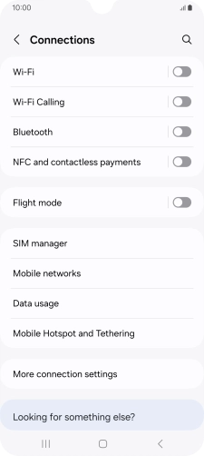 Press Wi-Fi.