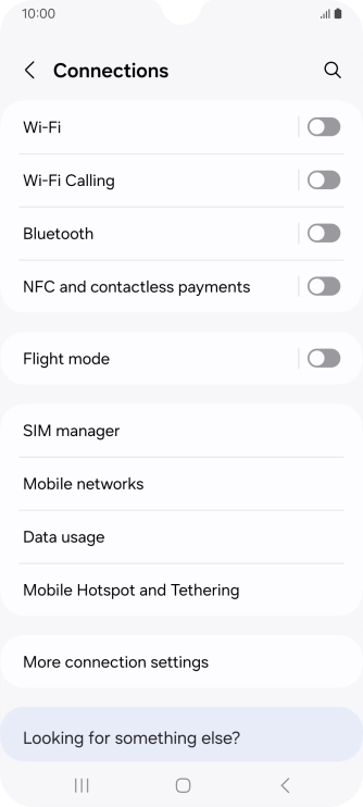 Press Wi-Fi.