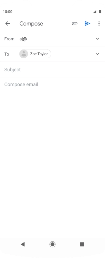 Press Subject and key in the required subject.