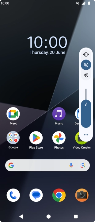 Press the required setting to turn off silent mode.