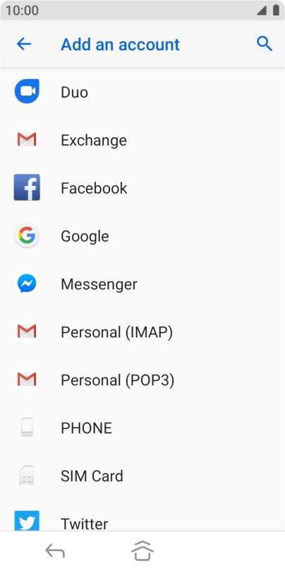 Press Personal (POP3).