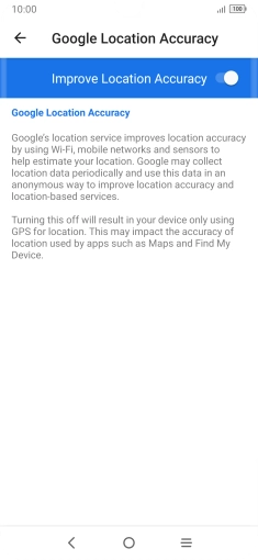 If you press the indicator next to 