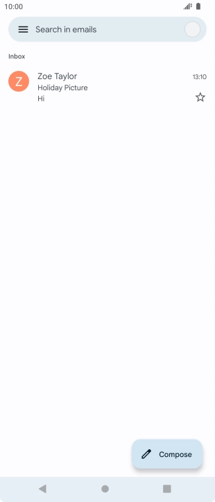 Press the profile icon.