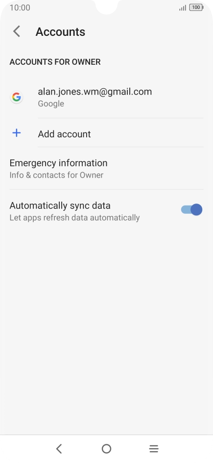 Press the Home key to return to the home screen.