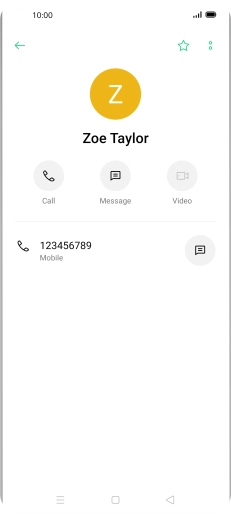 Press the call icon next to the required number.
