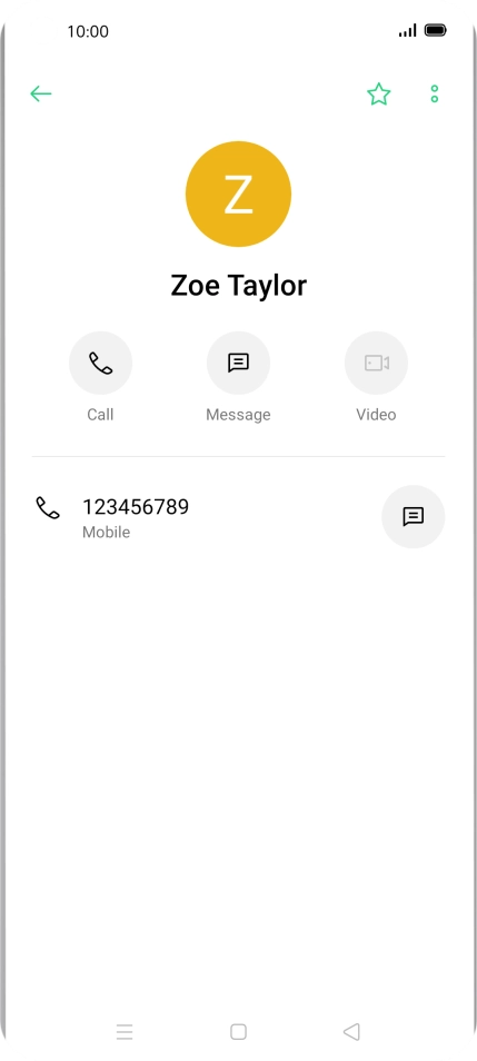 Press the call icon next to the required number.