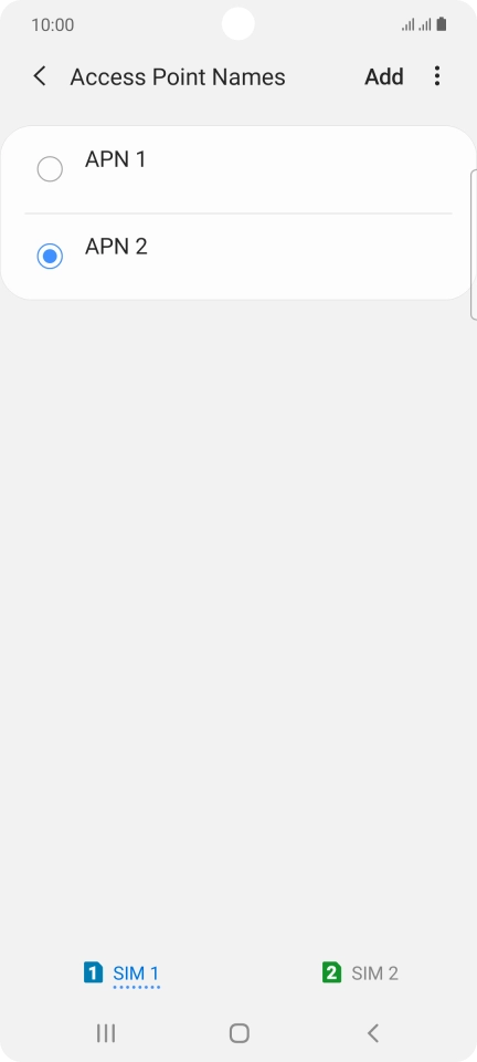 Press the Home key to return to the home screen.