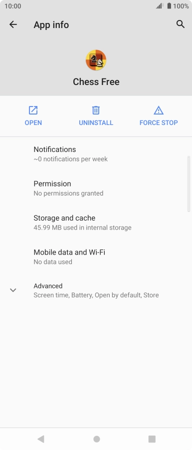 Press Storage and cache.