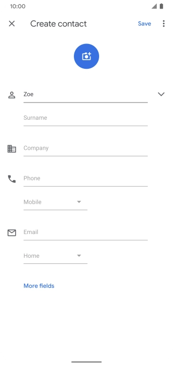 Press Surname and key in the required last name.
