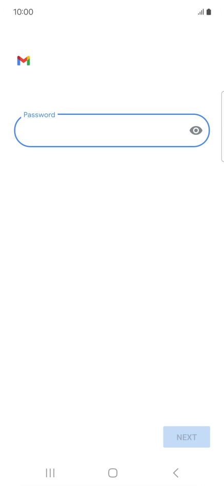 Press the field below 