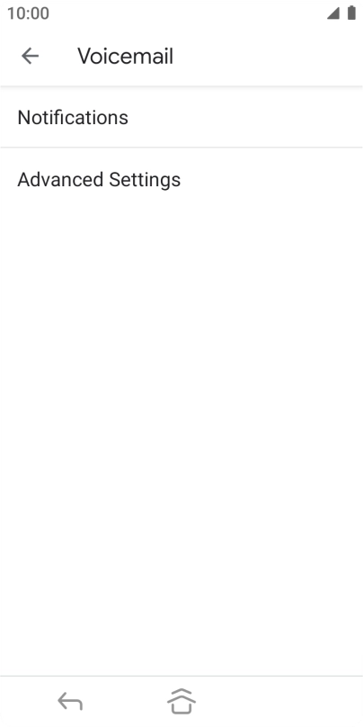Press Advanced Settings.