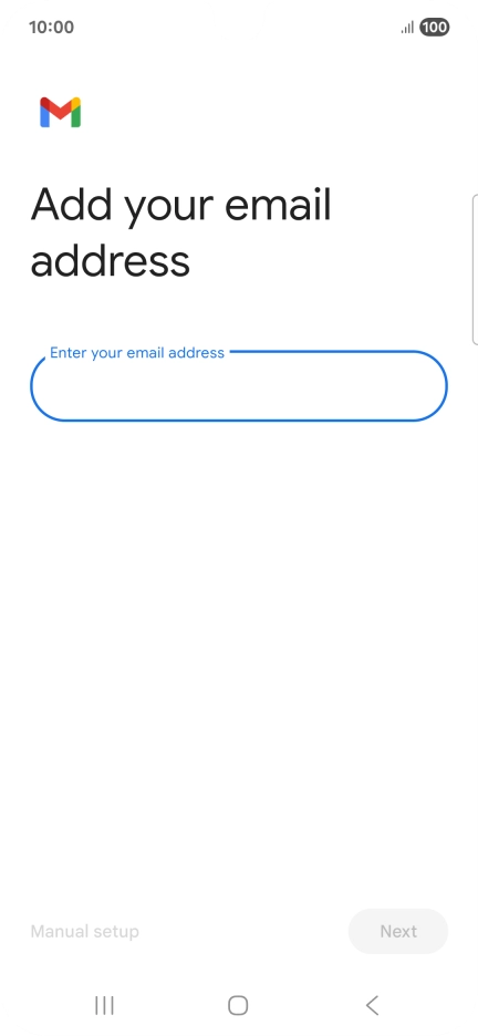 Press the field below 