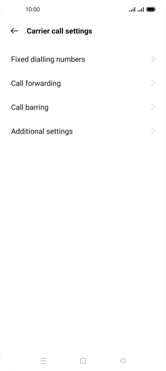 Press Additional settings.