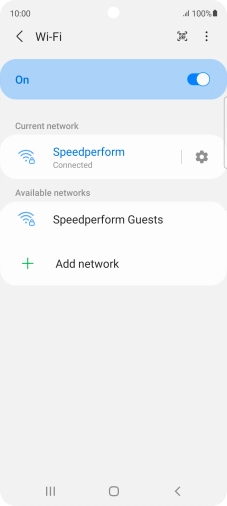 Press the Home key to return to the home screen.