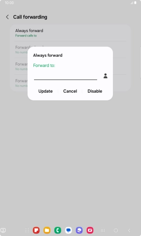 Press Disable.
